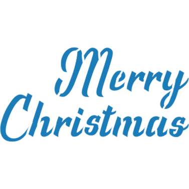 Holiday Greetings Stencil Set