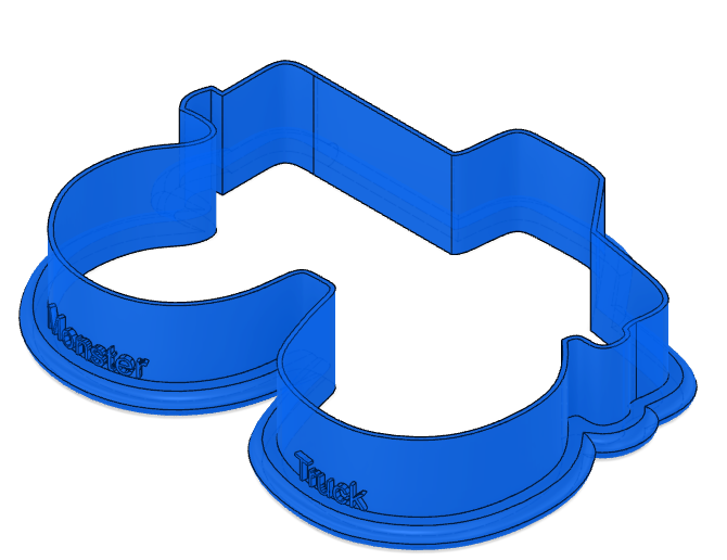 Monster Truck Cookie Cutter