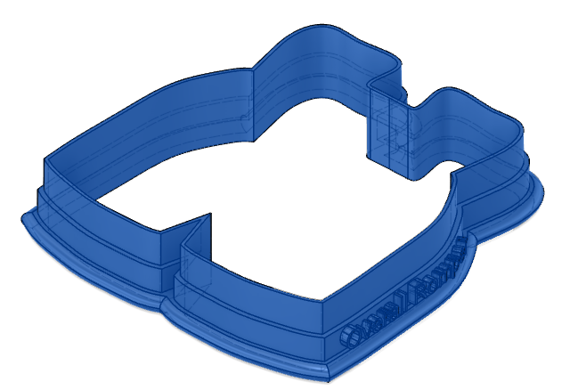 Overall Romper Cookie Cutter