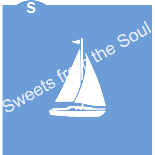 Sailboat Cookie Stencil