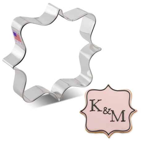 Square Plaque 4" Cutter by Ann Clark