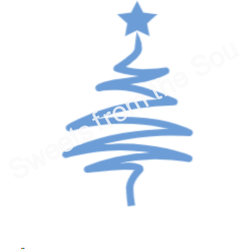 Squiggly Tree Cookie Stencil