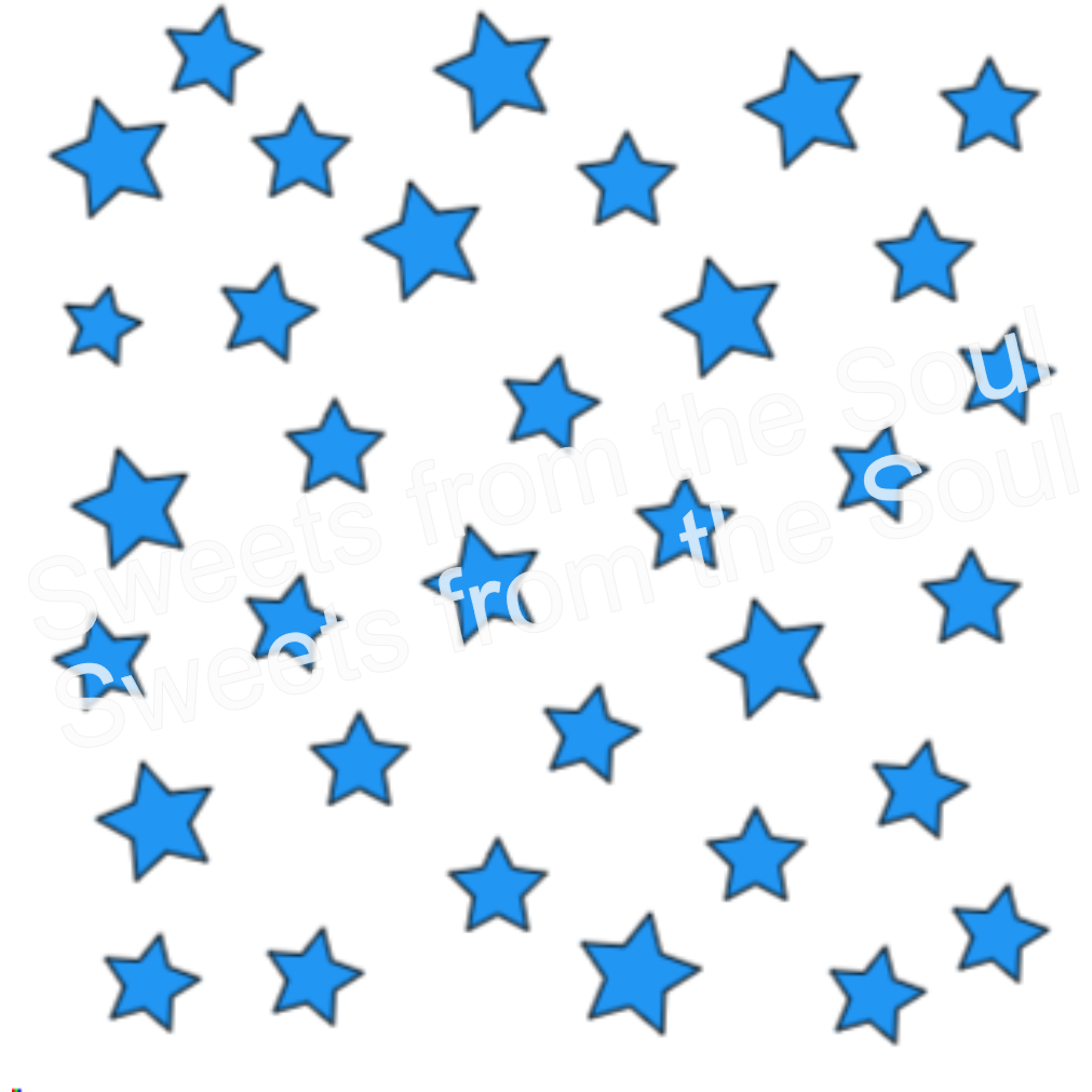 Stars Background Stencil