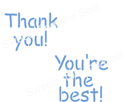 Teacher Appreciation Cookie Cutter and Stencil Set