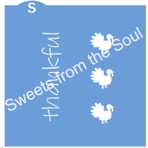 Thankful Cookie Stick Stencil Set