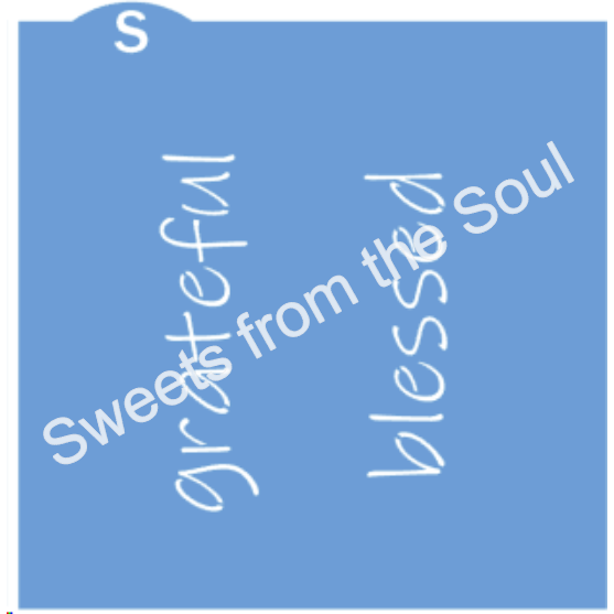 Thankful Cookie Stick Stencil Set