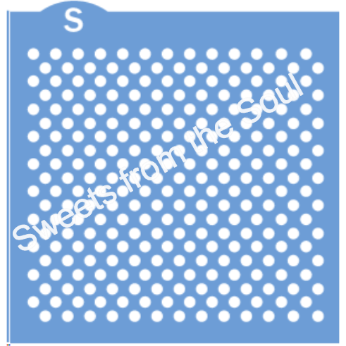 Tiny Dots Background Stencil