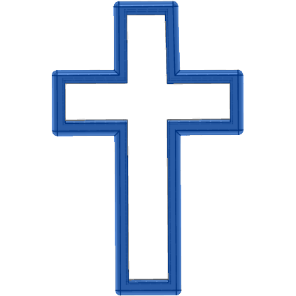 Traditional Cross Cookie Cutter