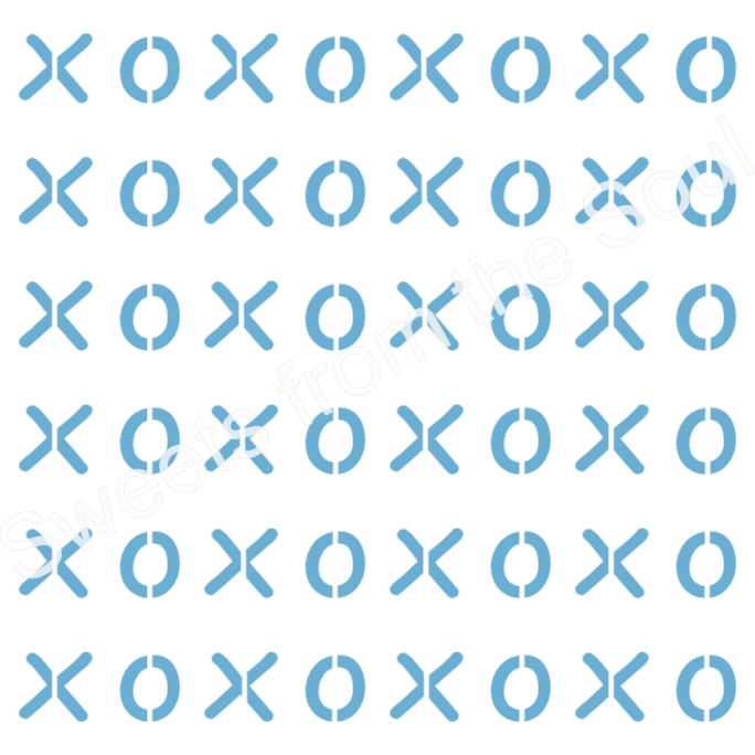 The Xs and Os Cookie Stencil