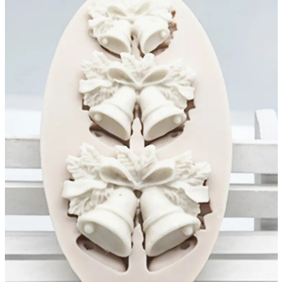 Christmas Bells Silicone Fondant Mold