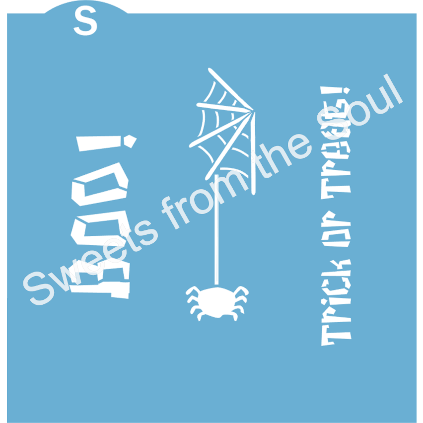 Trick or Treat Cookie Stick Stencil
