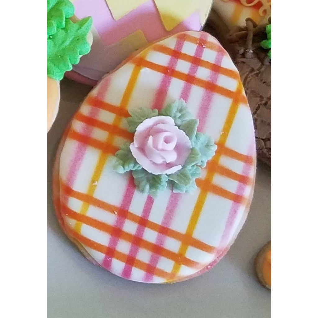 Plaid Background Stencil Set