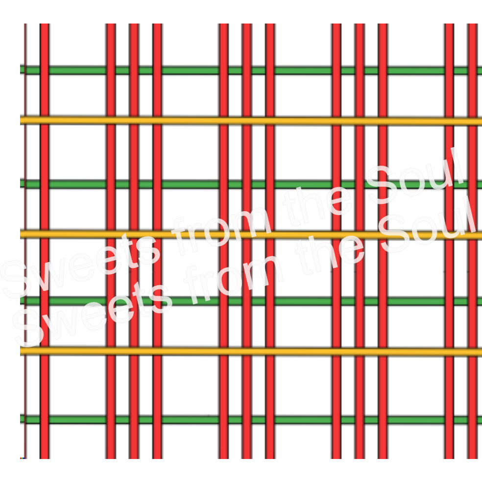 Plaid Background Stencil Set