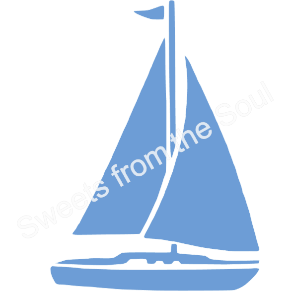 Sailboat Cookie Stencil