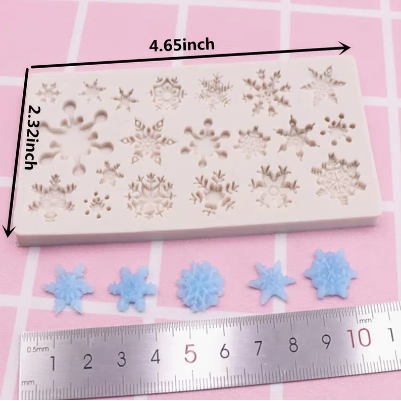 Snowflake Silicone Fondant Mold