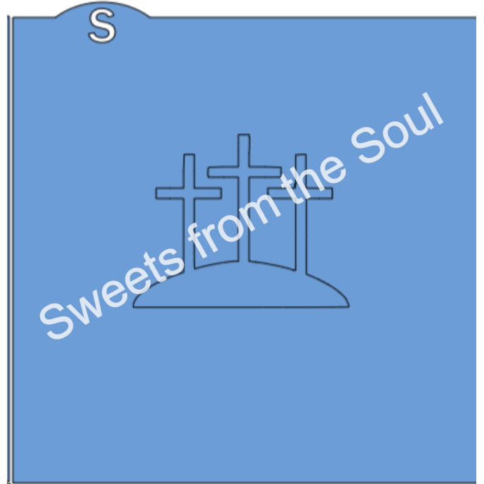 Three Crosses Stencil