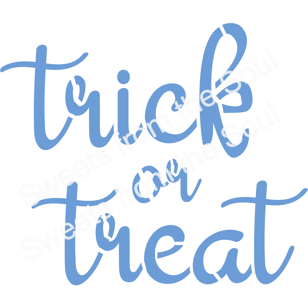 "Trick or Treat" Stencil and Cookie Cutter Set