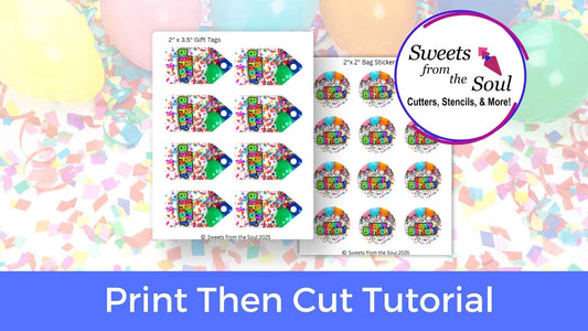 Cut Gift Tags & Stickers Easily with Print Then Cut