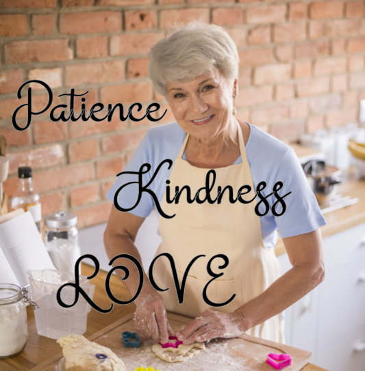 Love is patient and kind. Even while I'm baking?
