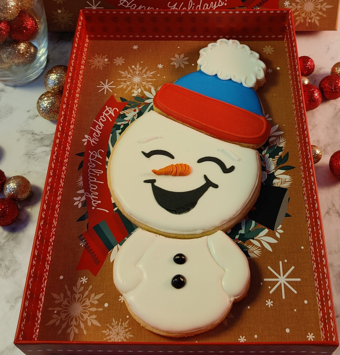 3-Piece Snowman Cookie Set