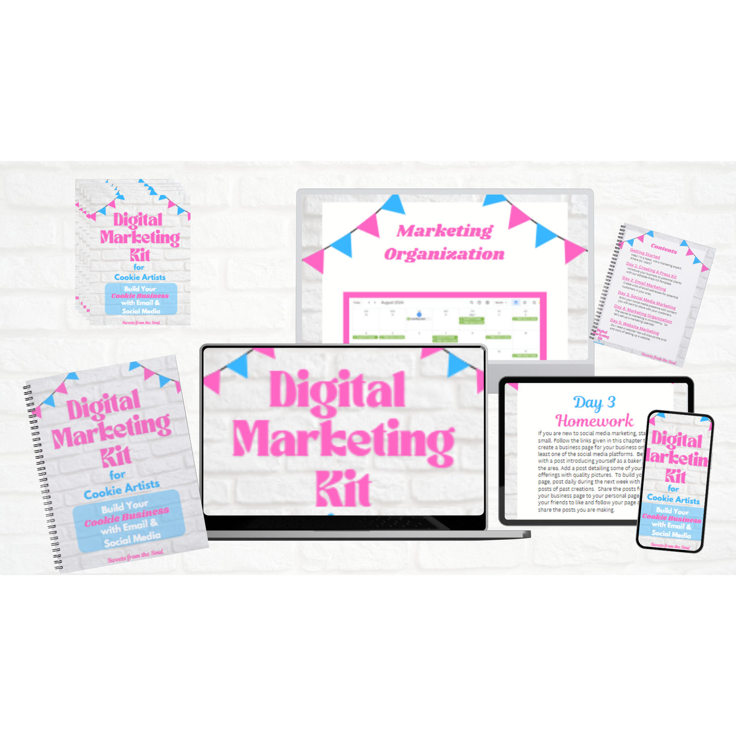 Digital Marketing Kit for the Cookie Artists