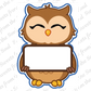 Owl Name Plaque, Back to School
