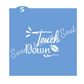 Touchdown Cookie Stencil