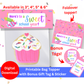 Digital File: Printable Here's to a Sweet School Year Bag Toppers, Gift Tags, & Stickers Bundle