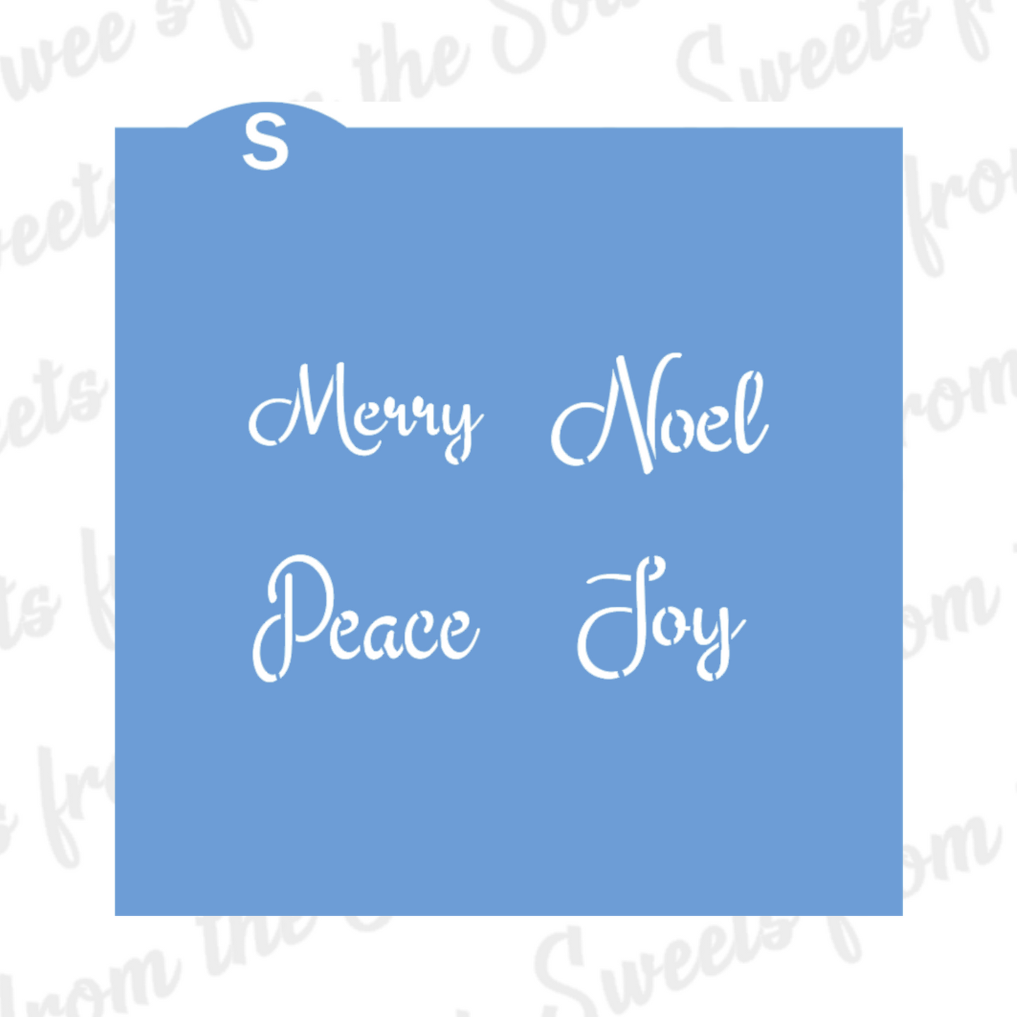 Holly Messages & Frames Stencil Set
