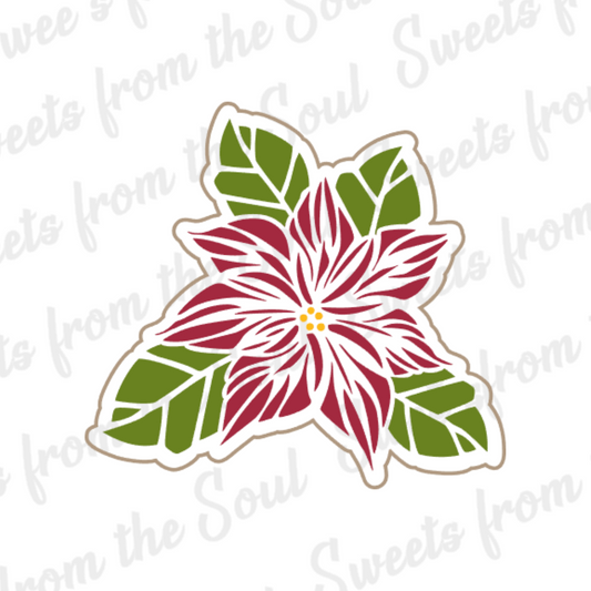 Poinsettia Stencil & Cookie Cutter Set