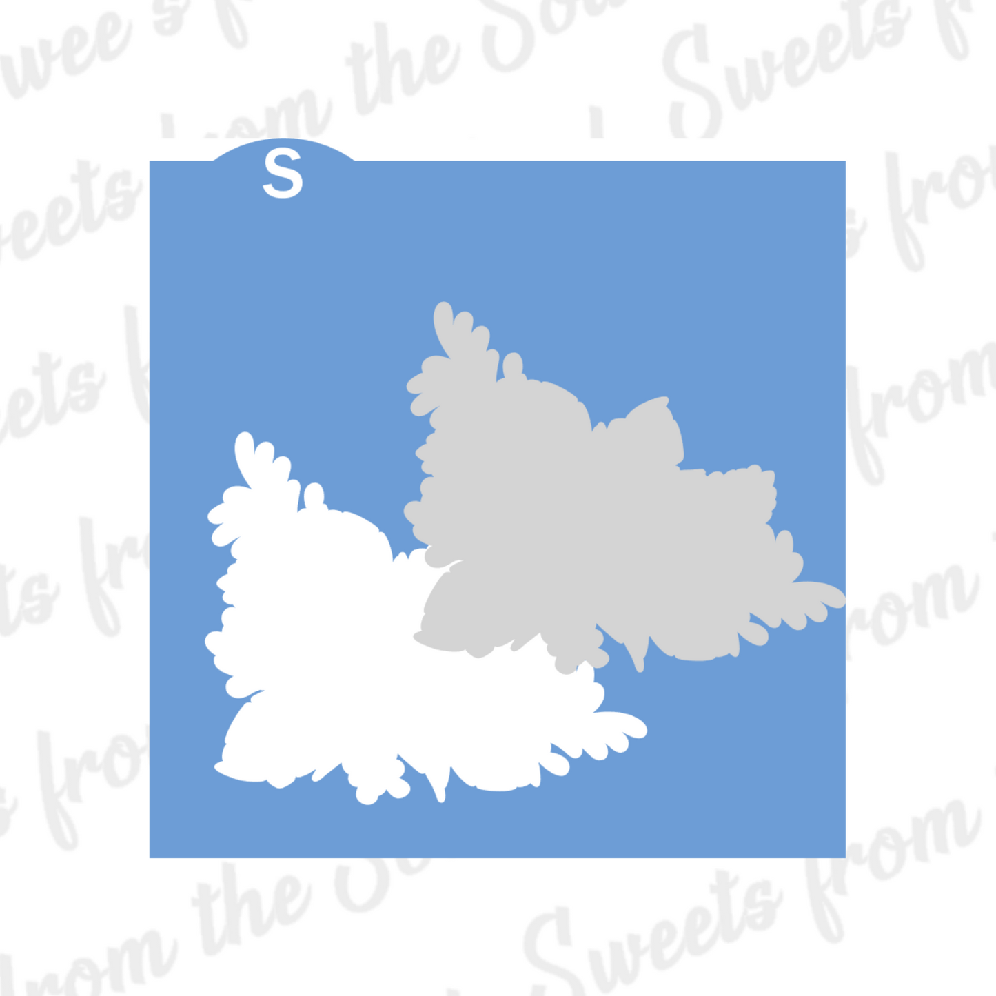 Poinsettia & Pinecones Layered Stencil Set Bundle