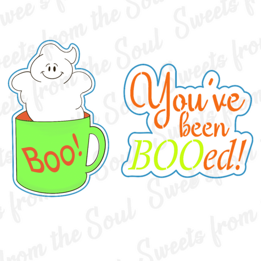 You've been BOOed! 3-Piece Cookie Cutters & Stencil Set