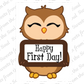 Owl Name Plaque, Back to School