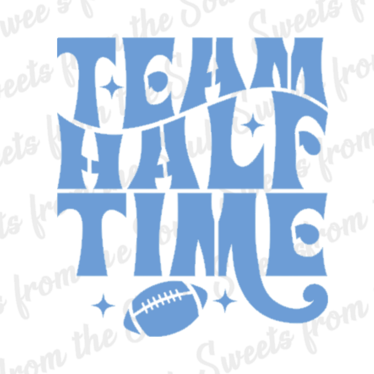 Team Half Time Cookie Stencil