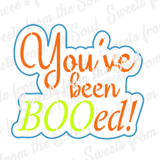 You've been BOOed! Cookie Cutter & Stencil Set