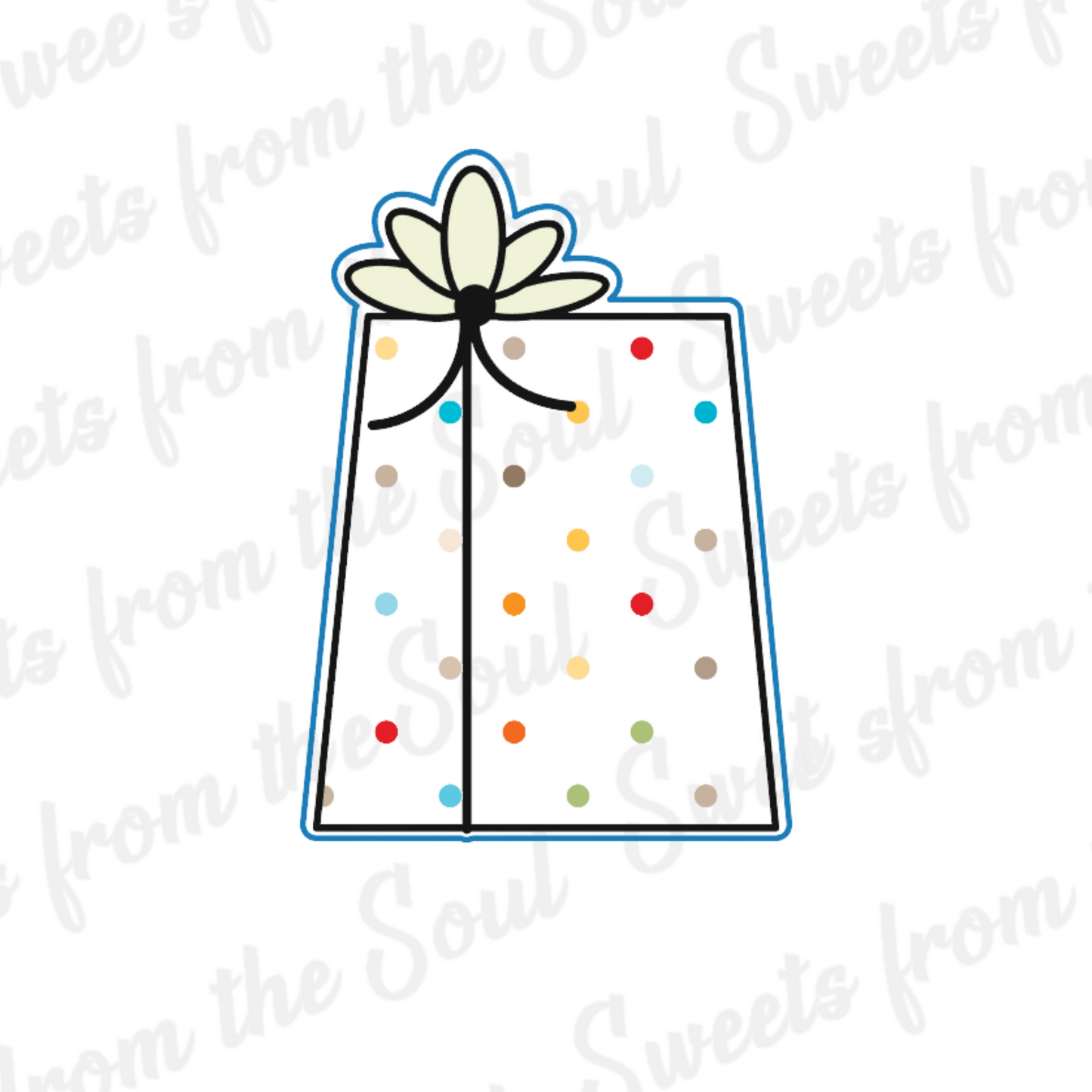 Gift Box with Bow Cutter
