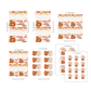 Digital File: Printable Pumpkin Kisses and Harvest Wishes Bag Toppers, Gift Tags, & Stickers Bundle