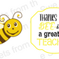 Thanks for BEE-ing a great TEACHER Cookie Stencil