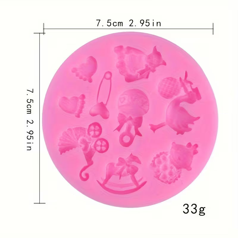 Baby Shower Silicone Mold