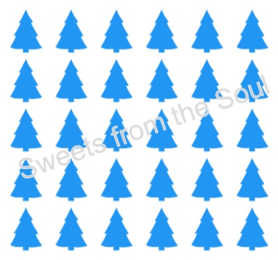 Christmas Tree (Small) Background Stencil