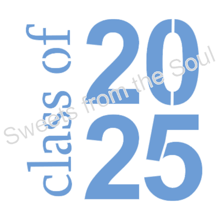 2025 Graduation Stencil Print Stencil