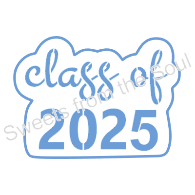 Class of 2025 Cookie Cutter and Stencil Set