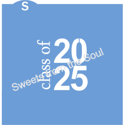 2025 Graduation Stencil Print Stencil