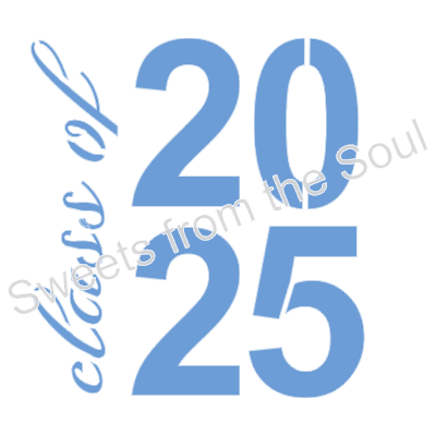 Class of 2025 Script Stencil