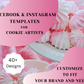 Facebook and Instagram Templates for Cookie Artists (Digital File)