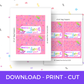 Digital File: Printable Here's to a Sweet School Year Bag Toppers, Gift Tags, & Stickers Bundle