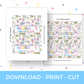 Digital File: Printable Groovin' Into a New School Year! Bag Toppers, Gift Tags, & Stickers Bundle