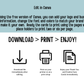 Editable Cookie Care Card & Thank You Card Template