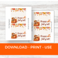 Digital File: Printable Happy Fall Y'all! Bag Toppers, Gift Tags, & Stickers Bundle