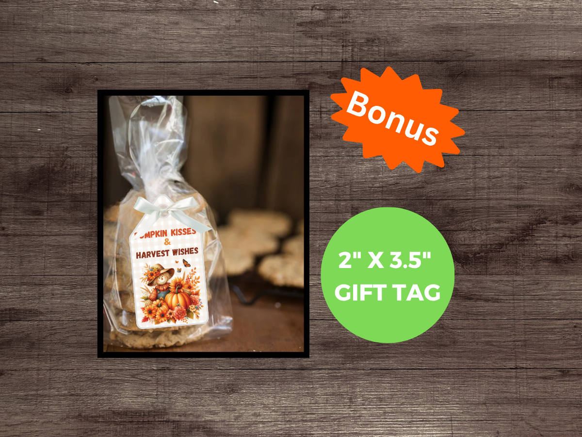 Digital File: Printable Happy Fall Y'all! Bag Toppers, Gift Tags, & Stickers Bundle